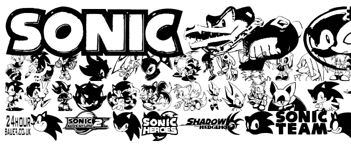 Sonic Mega Font font